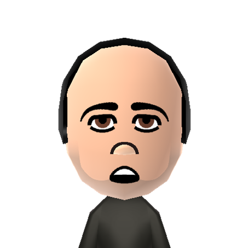 Karl Mii character: Radio producer from "The Ricky Gervais Show" and star of "An Idiot Abroad".