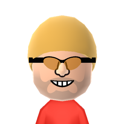 Engineer Mii character: This is the engineer class from the game "Team Fortress 2" by Valve.