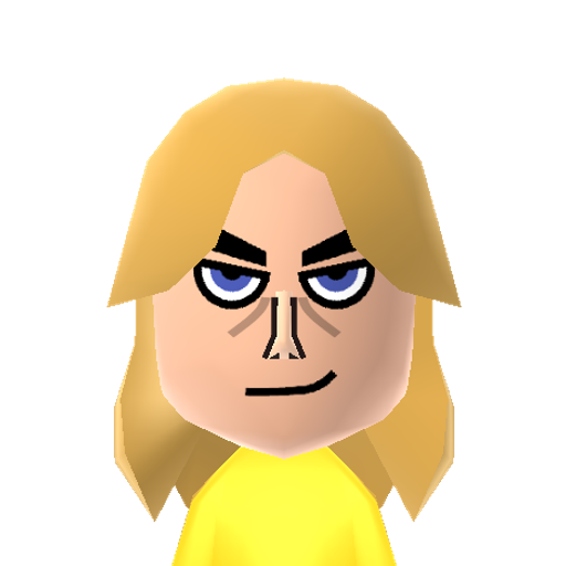 Artist Mii character: The pencil wielding villain from Egoraptor's anime parody, "Girlchan in Paradise".