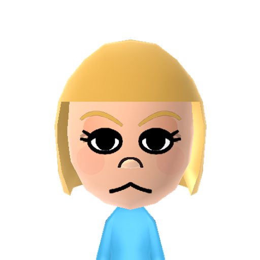 Mii191 Mii character: A Mii found in unused WaraWara files