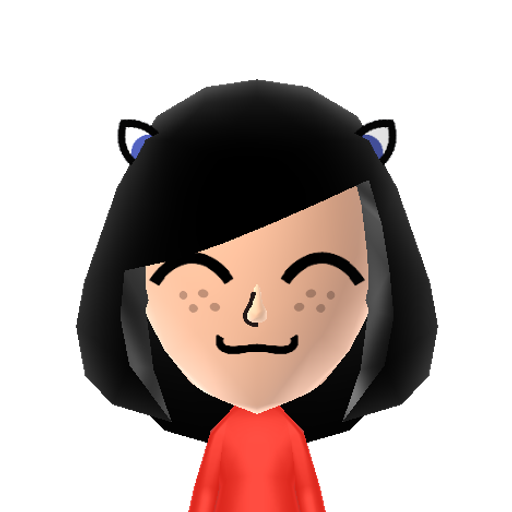 Katze Mii character: These are extracted and derived from the Mii Central Miis from the 3DS Miitopia.