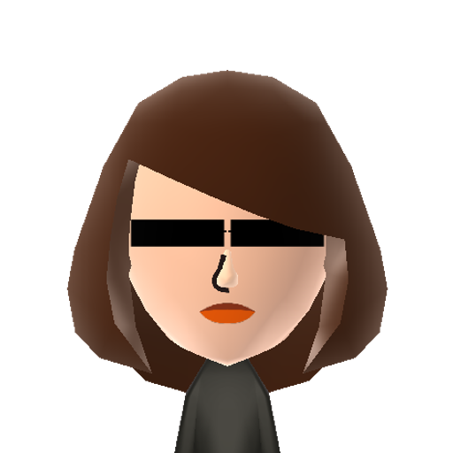 2B Mii character: These are extracted and derived from the Mii Central Miis from the 3DS Miitopia.