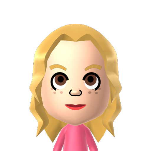 Bethany Mii character: A Mii from Wii Sports Resort: Meme Squad, a mod for Wii Sports Resort