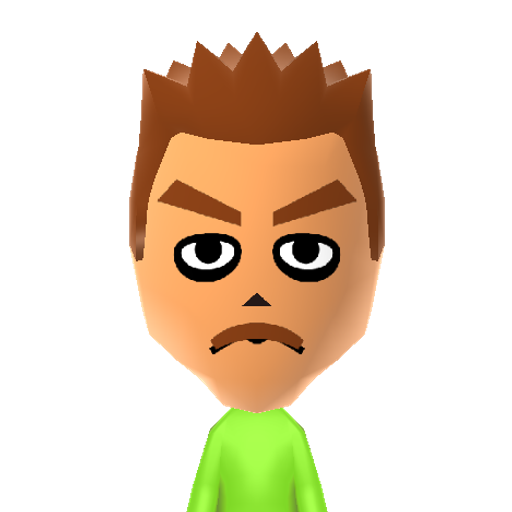 NINTENDO Mii character: a Default WaraWara Plaza Mii