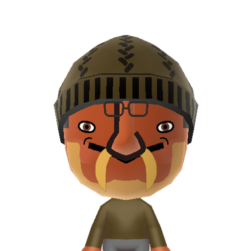 IllBeaker Mii character: "Ill Beaker". Some sort of weird concoction of a penguin and a walrus. - Derived from a randomized Mii.