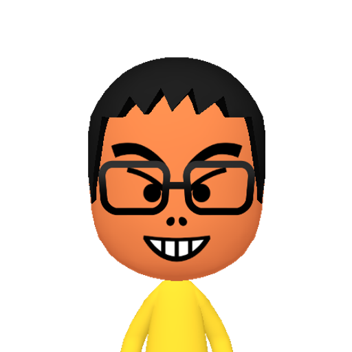 no name Mii character: This Mii is from the Switch SDK as a SampleDB Mii.