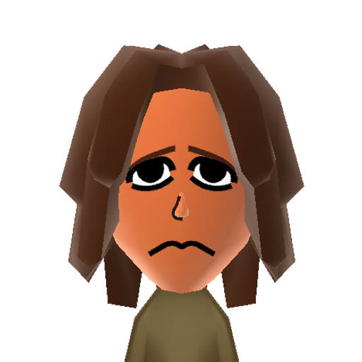 hagakure Mii character: Super duper high school shaman from the first Danganronpa game, "Danganronpa: Trigger Happy Havoc".