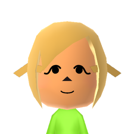 Isabelle Mii character preview