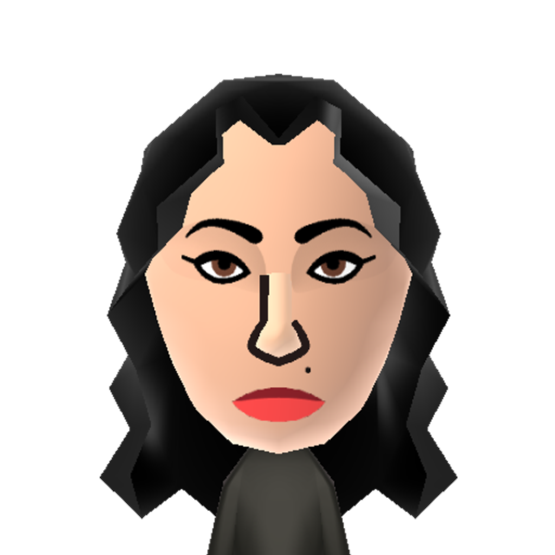 AWinehouse Mii character: Grammy award winning singer and songwriter known for her mix of soul, jazz, and R&B.