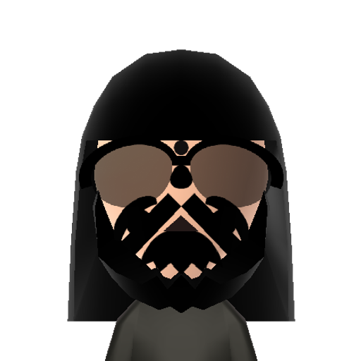vader Mii character: Evil sith lord from Star Wars