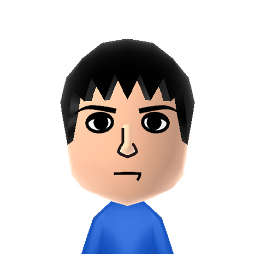 Junbong L. Mii character: This is a Mii featured in the Korean version of WarioWare: Smooth Moves released in 2006 for the Wii.
