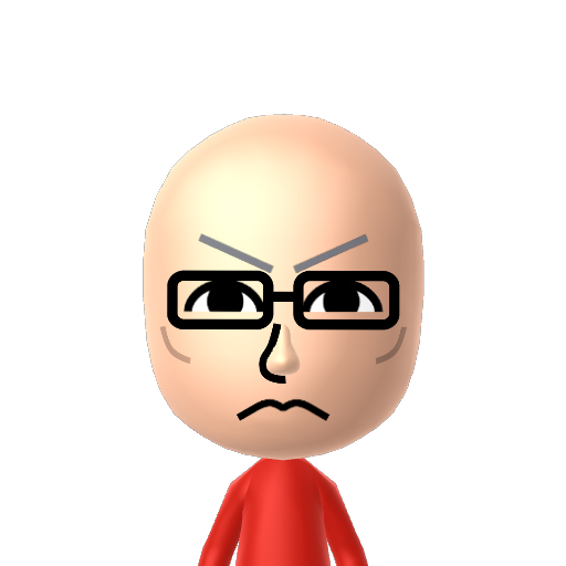 Mr White Mii character: These are extracted and derived from the Mii Central Miis from the 3DS Miitopia.