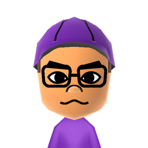 Edwin Mii character: A Mii from Jackson's WSR Mod, a mod for Wii Sports Resort.