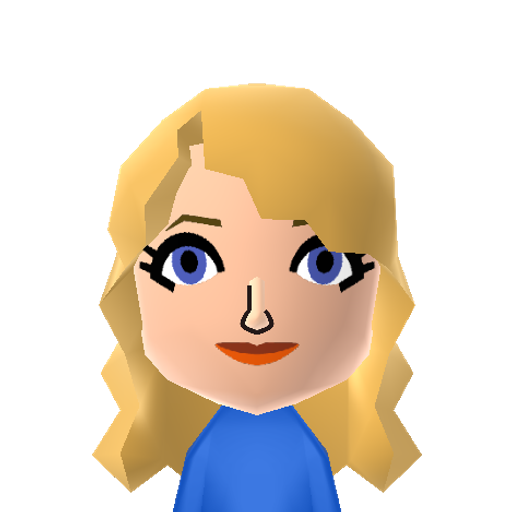 Elza Mii character: The blond princess from "Frozen" film