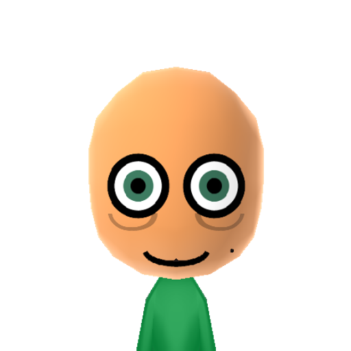 Mr.Fingers Mii character: The main character from the animation series Salad Fingers by David Firth.