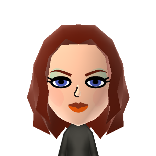 Widow Mii character preview