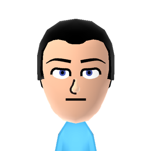 Sheldon Mii character preview