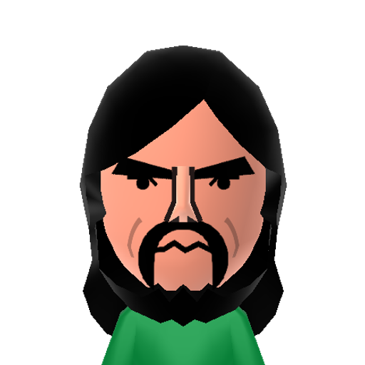 CountRugen Mii character: Christopher Guest's character from "The Princess Bride", also known as the six-fingered man.