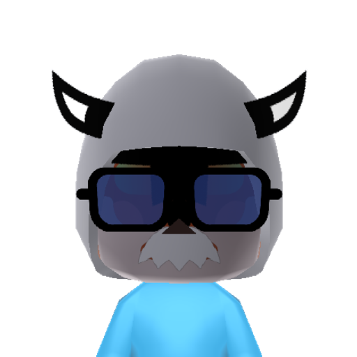 Shovel K. Mii character: The knight with a shovel in the game "Shovel Knight".