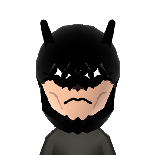 Batman Mii character preview