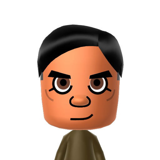 Gordon Mii character: A Mii from You Play Motion, a mod for Wii Play Motion.