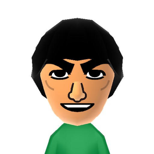 Might Guy Mii character: This taijutsu mastering, green tights wearing power house is from the Naruto series. He's the leader of Team Guy; whose excessive training is fueled by his proclaimed Power of Youth.