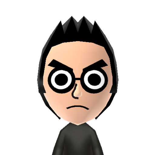 Dib Mii character: From the Nickelodeon animated series "Invader Zim".
