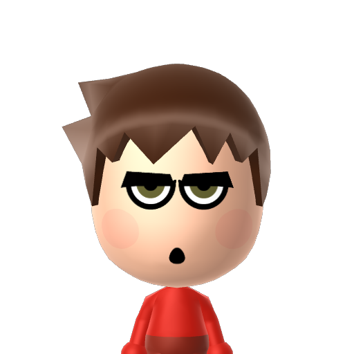Sergi-kun Mii character: A Mii from Last Day of WaraWara Plaza, a mod for Nintendo Wii U (WaraWara Plaza)