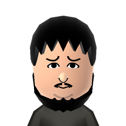 Samwell Mii character: From "Game of Thrones". Played by John Bradley-West.