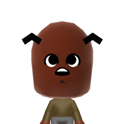 Dog Mii character preview
