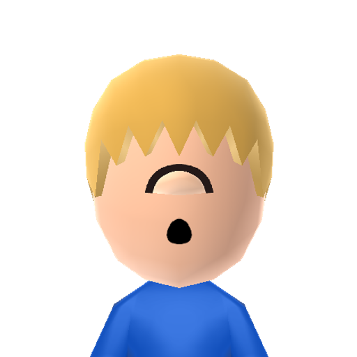 Pokey Mii character: AKA Porky Minch, your neighbor in Earthbound and the main enemy in Mother 3.