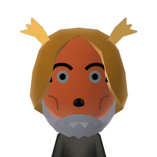 Specimen 8 Mii character: From the Windows game "Spooky's House of Jump Scares". The ominous deer that causes others to see static when he appears.