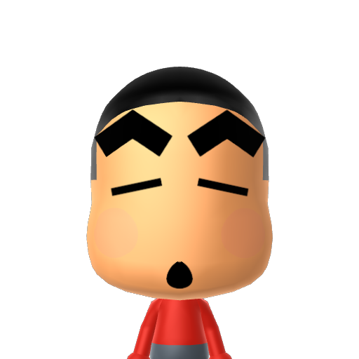 しんのすけ Mii character: These are extracted and derived from the Mii Central Miis from the 3DS Miitopia.
