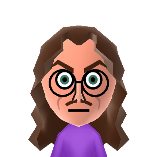 Weird Al Mii character: A Mii from Wii Sports 3: Meme Squad, A mod for Wii Sports