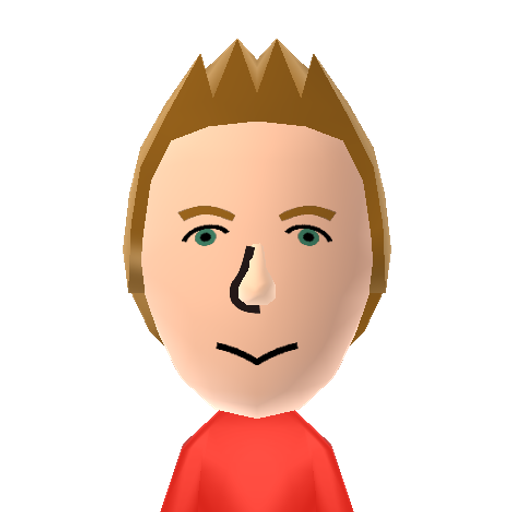 Chad.K Mii character: The leader singer of the band Nickelback.