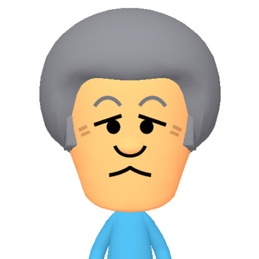 no name Mii character: This Mii is from the Switch SDK as a SampleDB Mii.