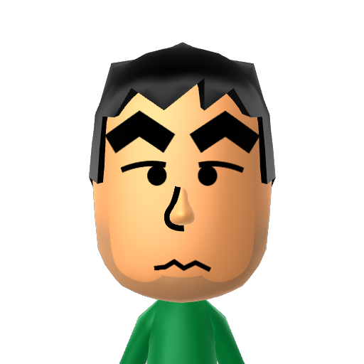 ? Mii character: A Mii uploaded to Check Mii Out Channel (WiiLInk)