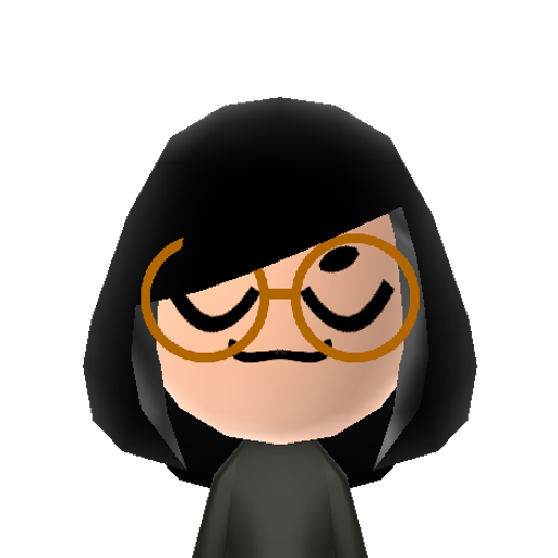 UwU Mii character: This is a Mii uploaded for the 3DS version and distributed by Mii Central for both the 3DS and Switch versions of Miitopia.