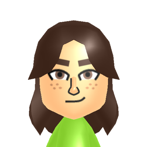 Rowan Mii character preview