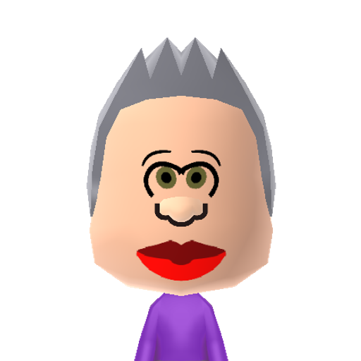 Peanut Mii character preview