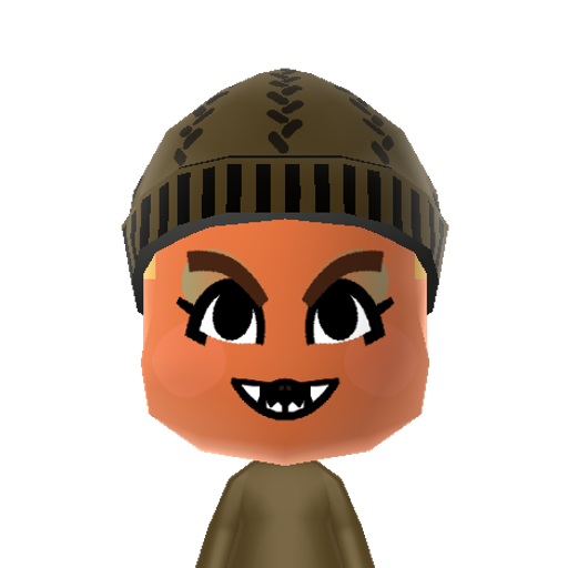 Goombella Mii character: A character from the game "Paper Mario: the Thousand Year Door"