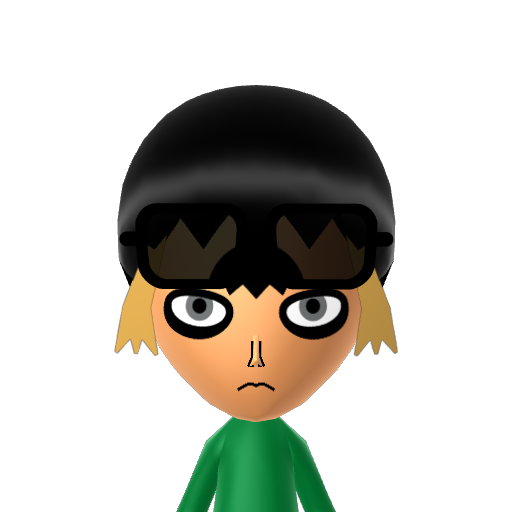 ? Mii character: A Mii uploaded to Check Mii Out Channel (WiiLInk)