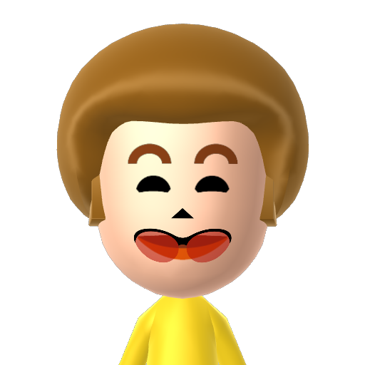 ? Mii character: A Mii uploaded to Check Mii Out Channel (WiiLInk)