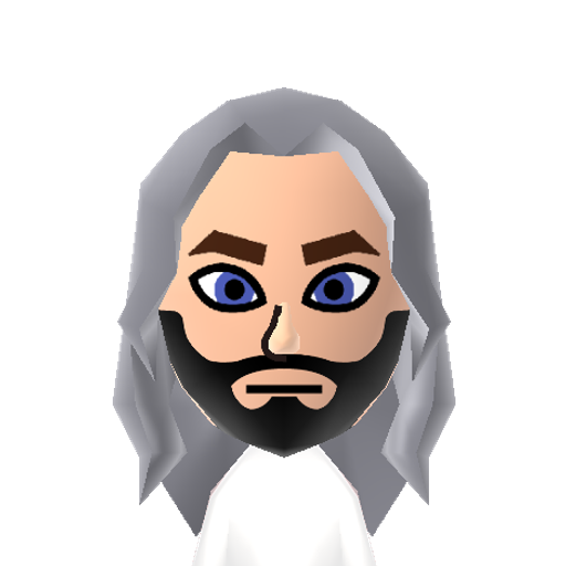 Gandalfe Mii character: These are extracted and derived from the Mii Central Miis from the 3DS Miitopia.
