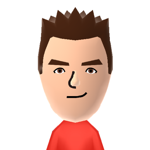 Jory Caron Mii character: The host of "Is It a Good Idea to Microwave This".