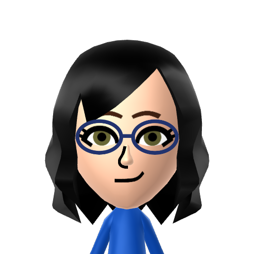 Lauren Mii character: from My Wii U Friend List (July 2017) [@ZiplocRules2013]