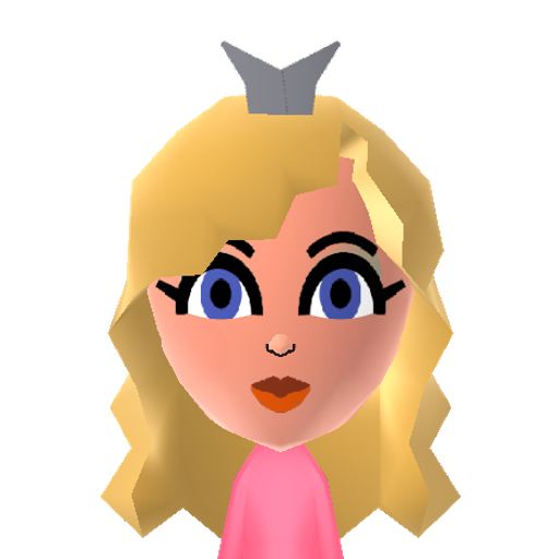 peach Mii character preview