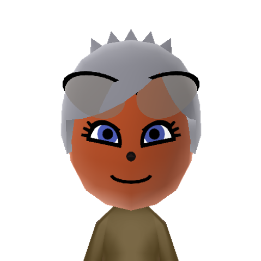 Tangle Mii character: A Mii from Jackson's WSR Mod, a mod for Wii Sports Resort.