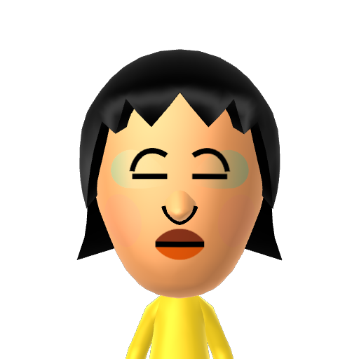 眚真眠眢眦眨眩眭眯眵 Mii character: This is a Mii for testing Mii nicknames.