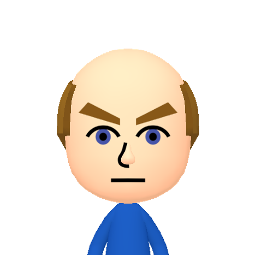 MinFrontT Mii character: This Mii is from the Switch SDK as a SampleDB Mii.
